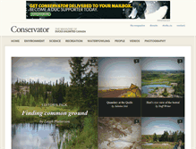 Tablet Screenshot of conservator.ca